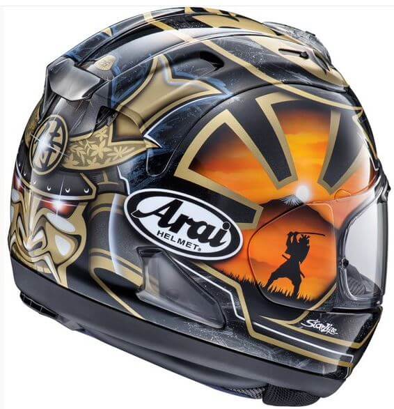 Čelada RX-7V EVO Pedrosa Spirit Gold - Image 2